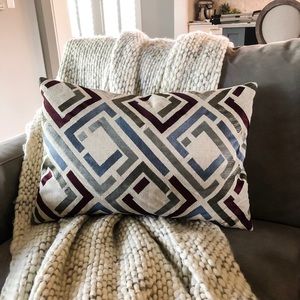 Crate and Barrel Lumbar Pillow